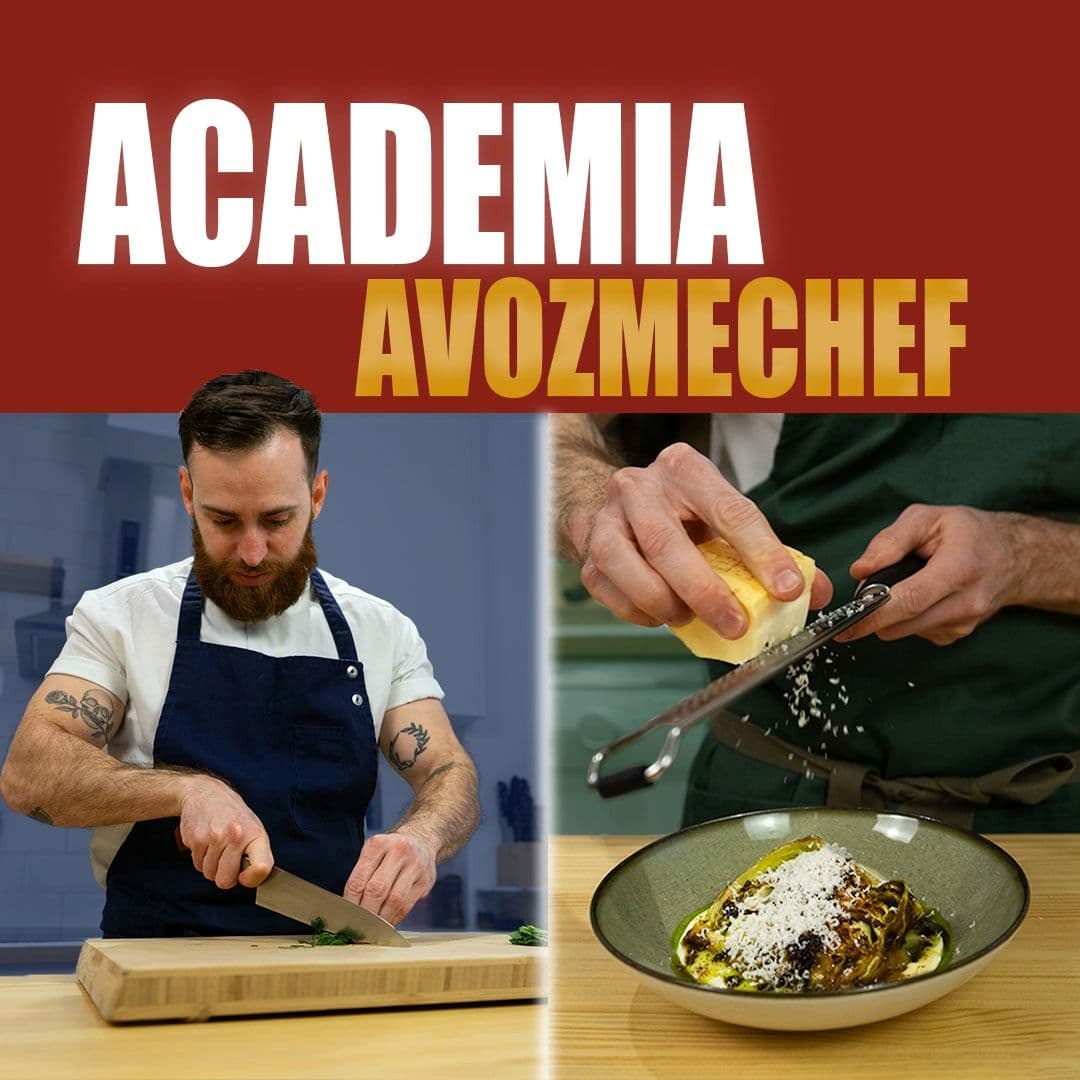 Como te enseñarían en una escuela de cocina...